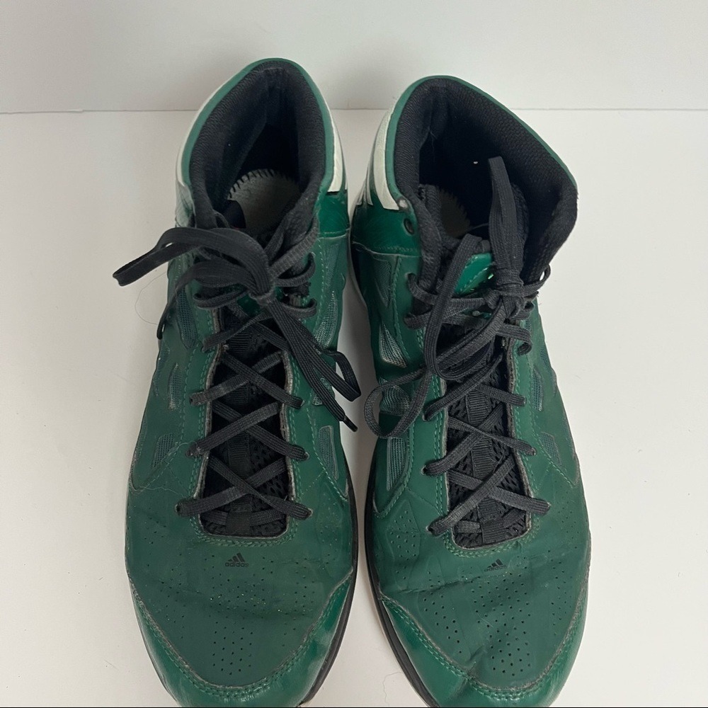 Adidas Green Basketball Shoes - Picture 5 of 13